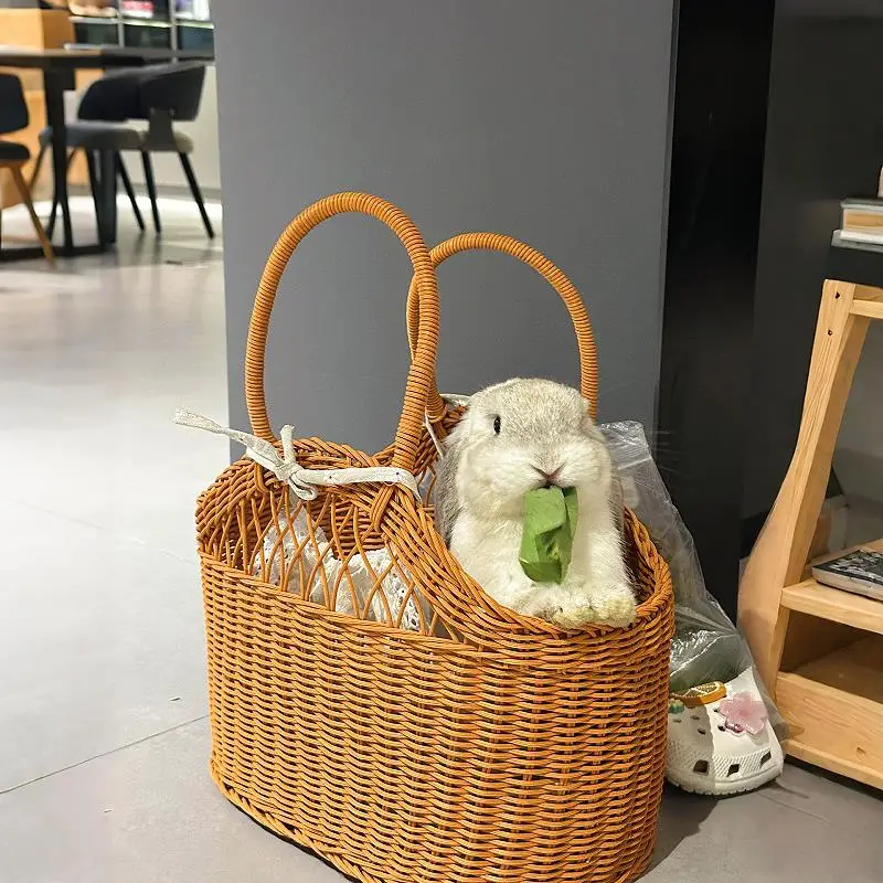 Breathable Wicker Weave Pet Travel Bag Small Medium Dogs Cats Carrier Cage Lightweight Portable Dog Backpack Summer Outdoor
Breathable Wicker Weave Pet Travel Bag Small Medium Dogs Cats Carrier Cage Lightweight Portable Dog Backpack Summer Outdoor