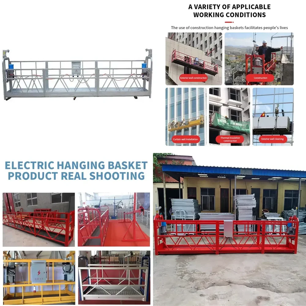 High-Rise Aerial Work Electric Elevator with Motor Suspended Scaffolding Work Platform Lifts Core Component
High-Rise Aerial Work Electric Elevator with Motor Suspended Scaffolding Work Platform Lifts Core Component