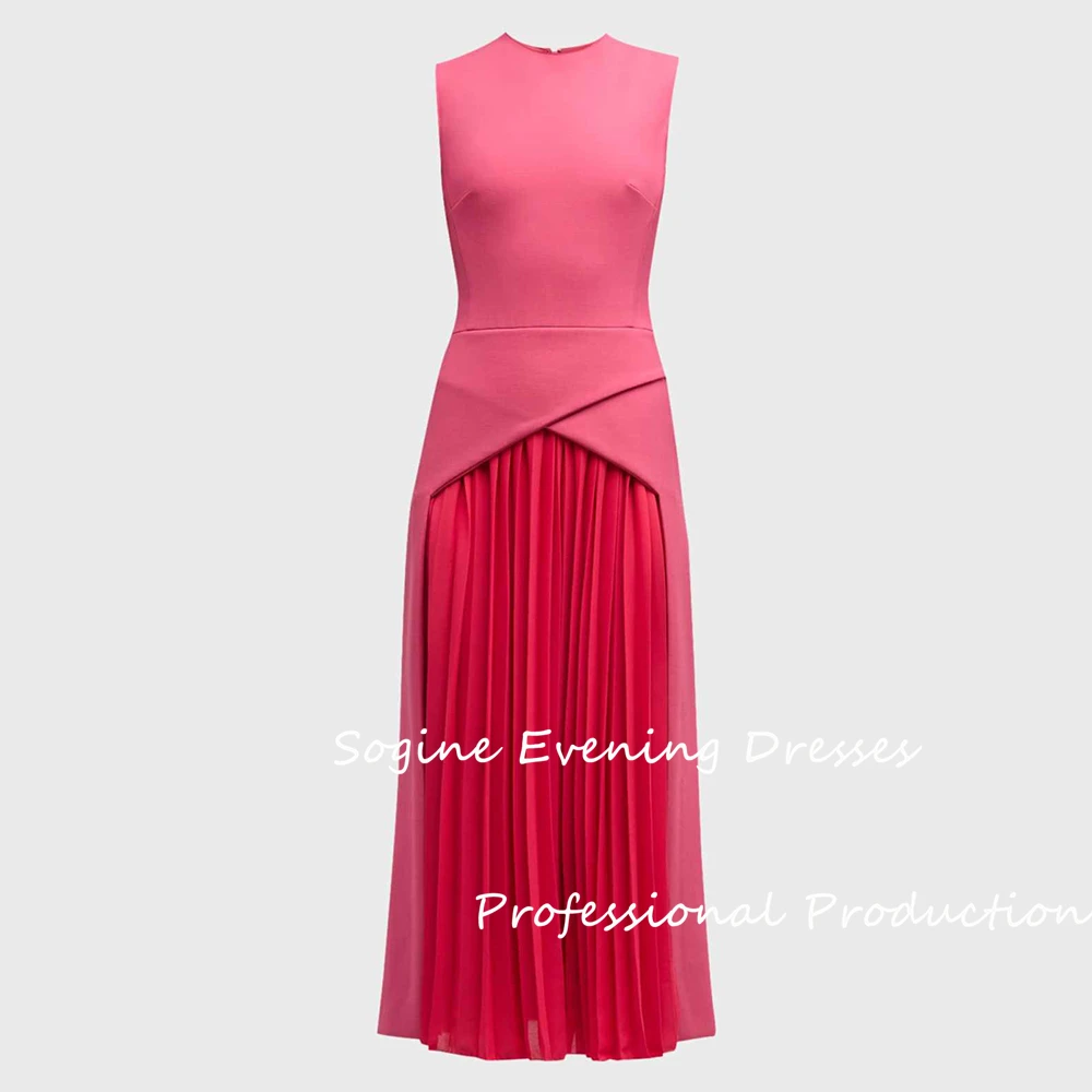 Crepe-chiffon Evening Dresses For Women With Pleated فساتين سهرة A-Line Tea-Length Prom Dress 2025 Formal Summer Gowns Long
Crepe-chiffon Evening Dresses For Women With Pleated فساتين سهرة A-Line Tea-Length Prom Dress 2025 Formal Summer Gowns Long