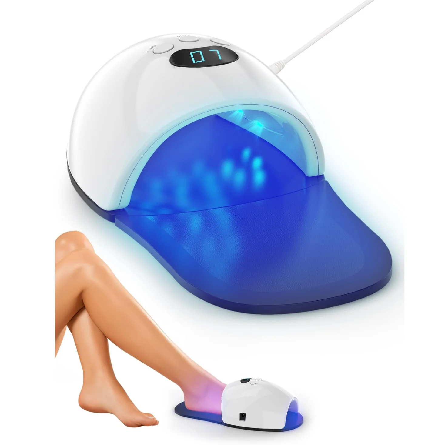 Nail Fungus Laser Treatment Device Repair Toenail 30Pcs 460nm Blue Light Toenail Fingernail Fungus Treat Adjustable5/7/10 Minute
Nail Fungus Laser Treatment Device Repair Toenail 30Pcs 460nm Blue Light Toenail Fingernail Fungus Treat Adjustable5/7/10 Minute