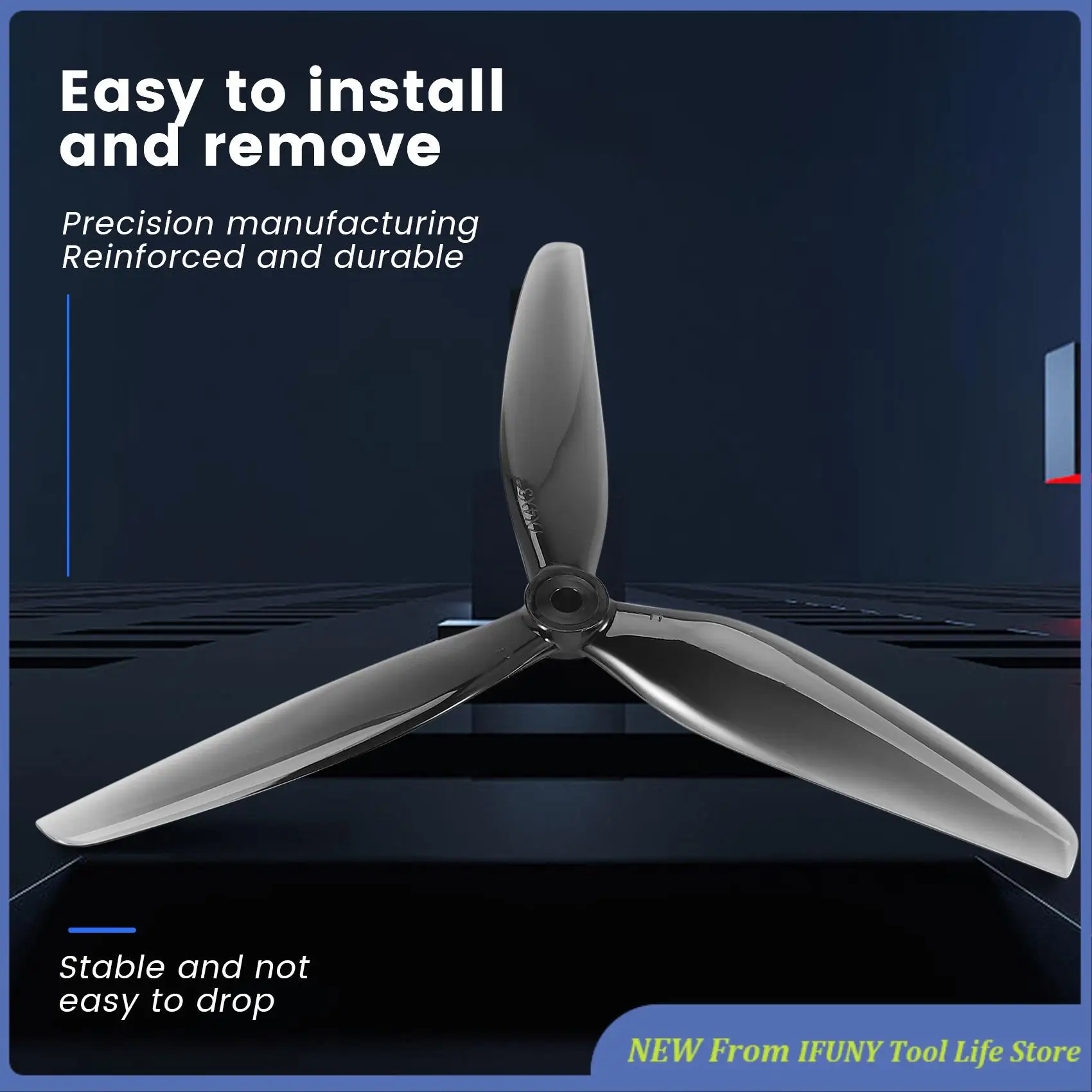 2 Pairs For HQ Prop 7X4X3 Propeller 7040 POPO Prop 7Inch 3-Blade Props For RC DIY FPV Racing Drone New
2 Pairs For HQ Prop 7X4X3 Propeller 7040 POPO Prop 7Inch 3-Blade Props For RC DIY FPV Racing Drone New