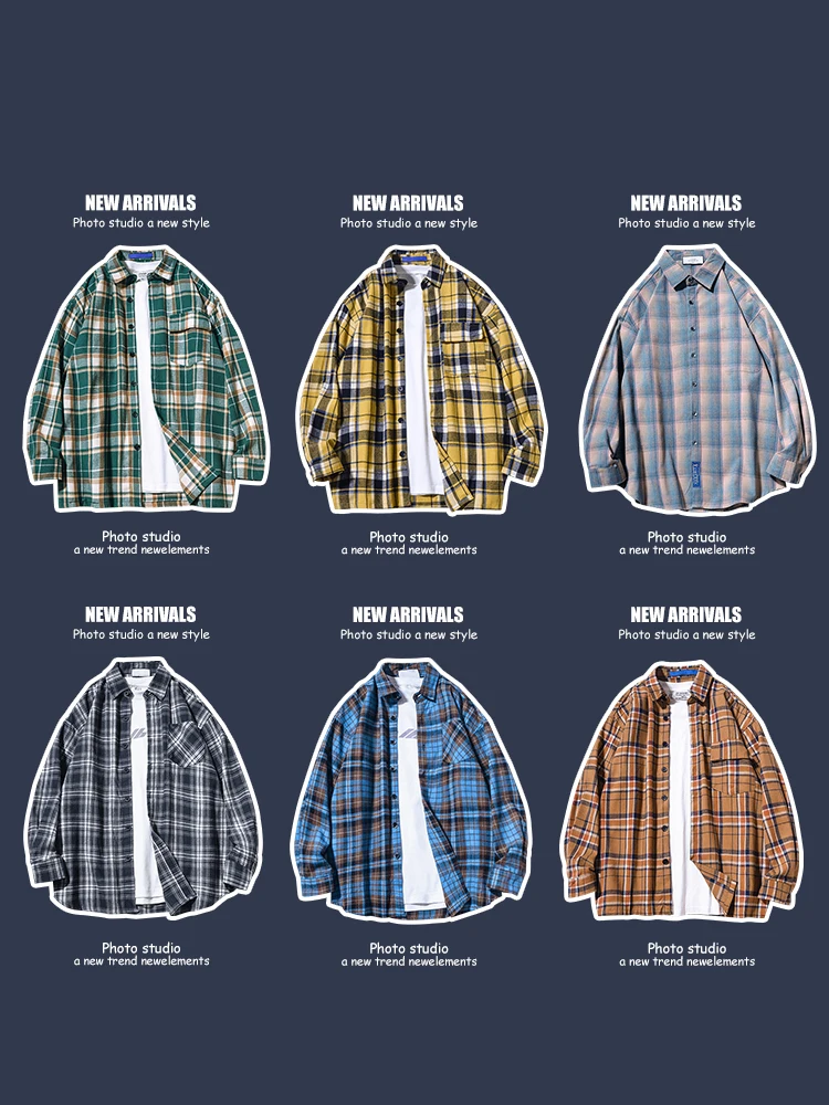 Japanese Sle Long Sve Plaid irt Men's New Summer Workwear Jaet Loose Fit Youthful Trend Polyester Cotton Blend
Japanese Sle Long Sve Plaid irt Men's New Summer Workwear Jaet Loose Fit Youthful Trend Polyester Cotton Blend