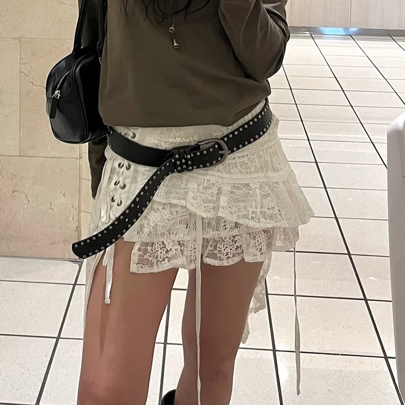 Europe and the United States sexy lace irregular skirt women summer vacation style to wear a strap fluoroscopy skirt
Europe and the United States sexy lace irregular skirt women summer vacation style to wear a strap fluoroscopy skirt