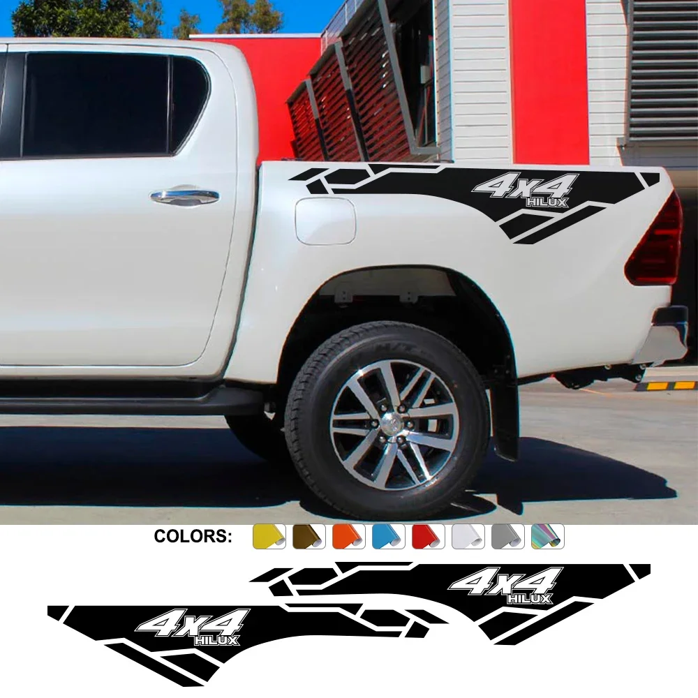 Pickup Sticker For Toyota Hilux Revo Vigo Car Mudslinger Side Door Decal Trunk Graphics Vinyl 4x4 Letters Cover Auto Accessories
Pickup Sticker For Toyota Hilux Revo Vigo Car Mudslinger Side Door Decal Trunk Graphics Vinyl 4x4 Letters Cover Auto Accessories