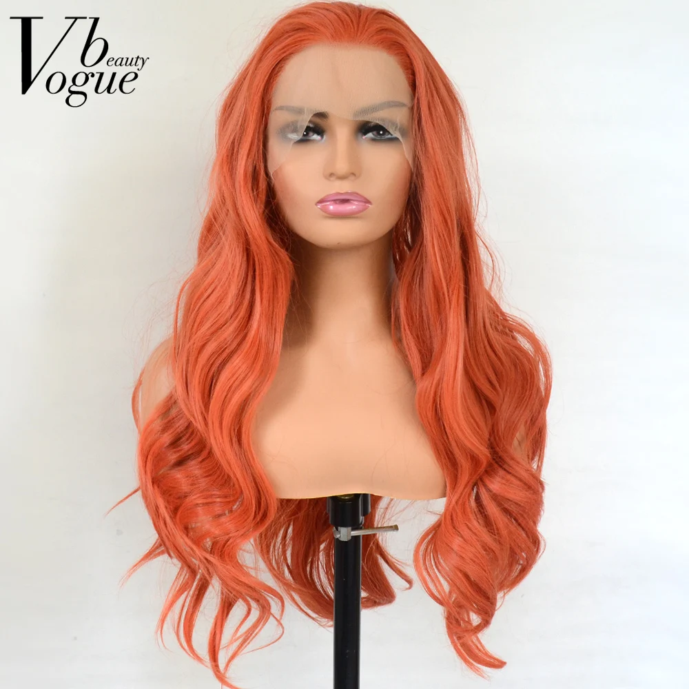 Voguebeauty Orange Red Synthetic Lace Front Wave Wig Heat Resistant Fiber Natural Hairline Cosplay For Women
Voguebeauty Orange Red Synthetic Lace Front Wave Wig Heat Resistant Fiber Natural Hairline Cosplay For Women