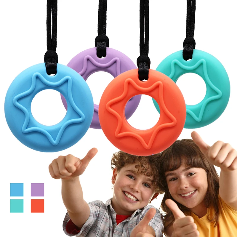 BPA Free Silicone Baby Sensory Teether Necklace for Adults Children Autism ADHD Special Needs Teething Toys Newborn Chewing Teet
BPA Free Silicone Baby Sensory Teether Necklace for Adults Children Autism ADHD Special Needs Teething Toys Newborn Chewing Teet