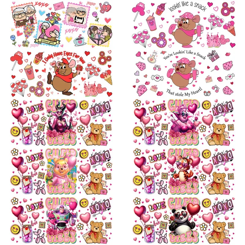 Lover Mickey Series easy peel waterproof DIY Decals 3D transfers uvdtf stickers 16oz uv dtf cup wraps for Libbey Glasses
Lover Mickey Series easy peel waterproof DIY Decals 3D transfers uvdtf stickers 16oz uv dtf cup wraps for Libbey Glasses