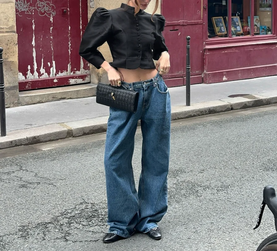 2026 European and American Spring New Style Stand Up Collar Bubble Sleeve Long Sleeve Temperament Commuter Women's Shirt
2026 European and American Spring New Style Stand Up Collar Bubble Sleeve Long Sleeve Temperament Commuter Women's Shirt