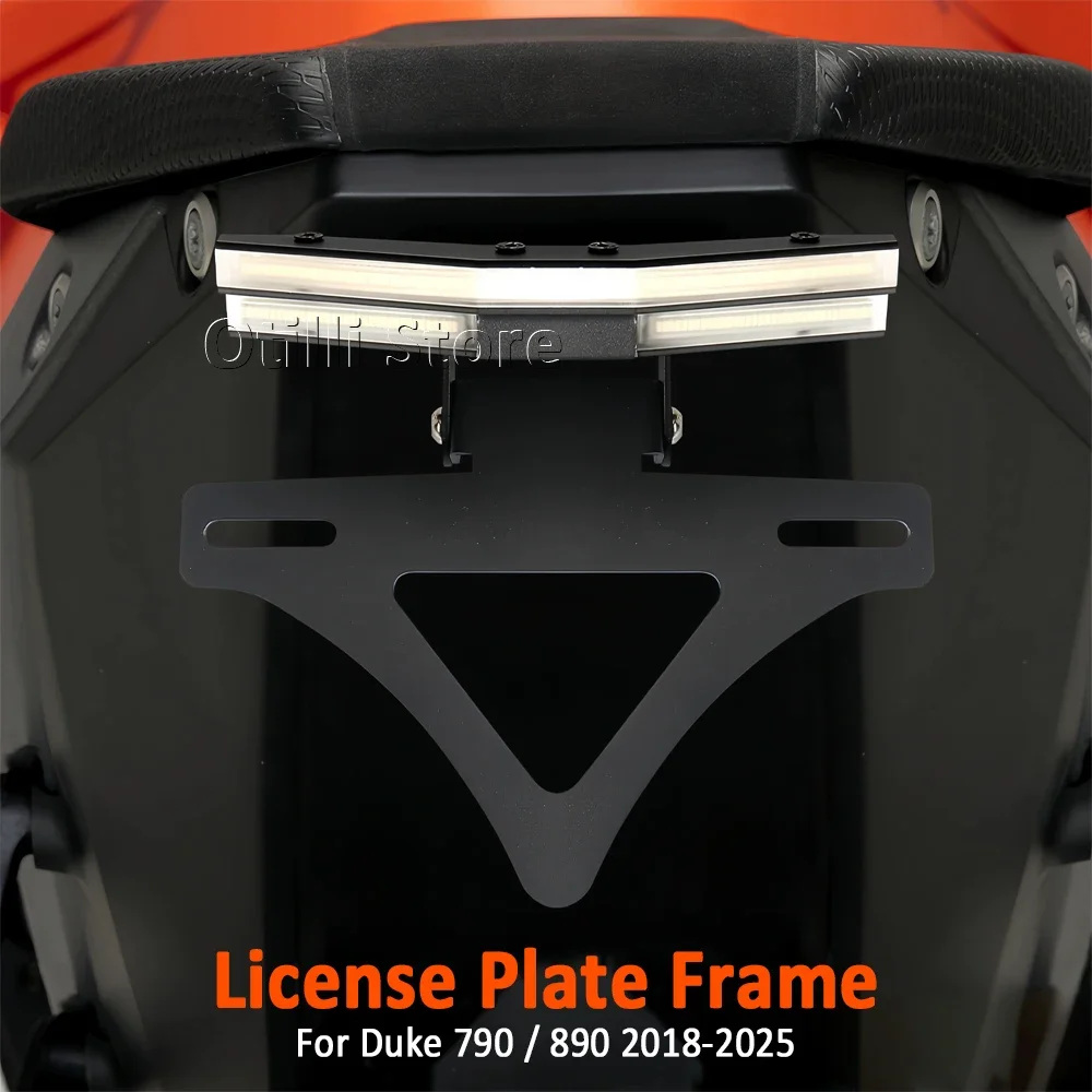 790Duke Motorcycle License Plate Holder Turn Signal Integrated License Plate Holder Short Tail For 790 Duke 890 DUKE 2018-2025
790Duke Motorcycle License Plate Holder Turn Signal Integrated License Plate Holder Short Tail For 790 Duke 890 DUKE 2018-2025