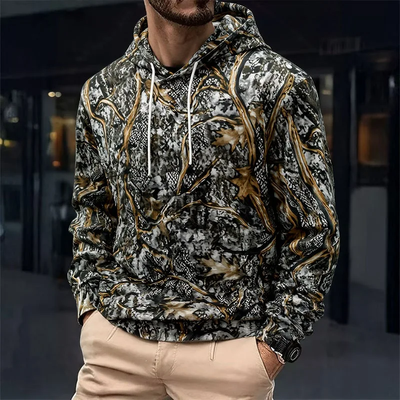 Fashionable Casual Camouflage Hoodie round Neck Print Men's Clothing Spring 2026 Polyester Cotton Blend Regular Thickness
Fashionable Casual Camouflage Hoodie round Neck Print Men's Clothing Spring 2026 Polyester Cotton Blend Regular Thickness