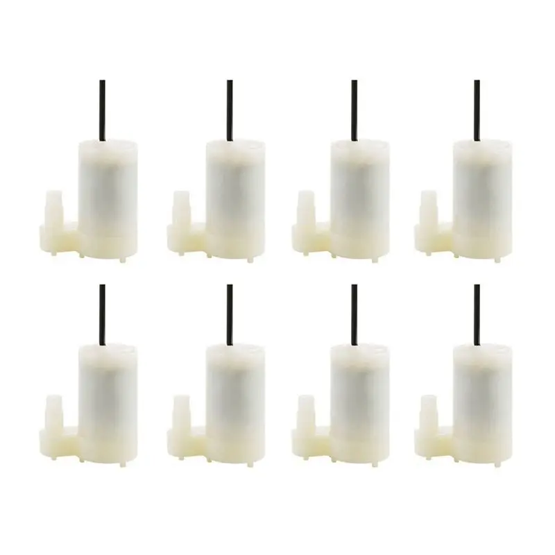 AB11-8Pcs Белый бесшумный мини-погружной насос для DC3V 5V для компьютерного водяного охлаждения с питанием от USB
AB11-8Pcs Белый бесшумный мини-погружной насос для DC3V 5V для компьютерного водяного охлаждения с питанием от USB