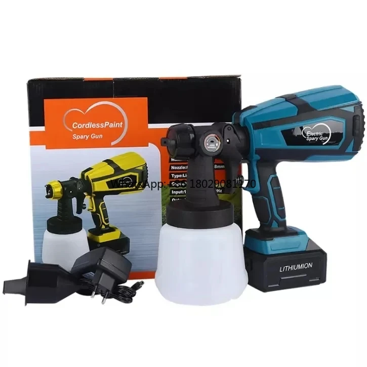21V Paint Spray Gun Wireless Spray Gun Portable Cordless Electric Tool Electrostatic Paint Spray Gun
21V Paint Spray Gun Wireless Spray Gun Portable Cordless Electric Tool Electrostatic Paint Spray Gun