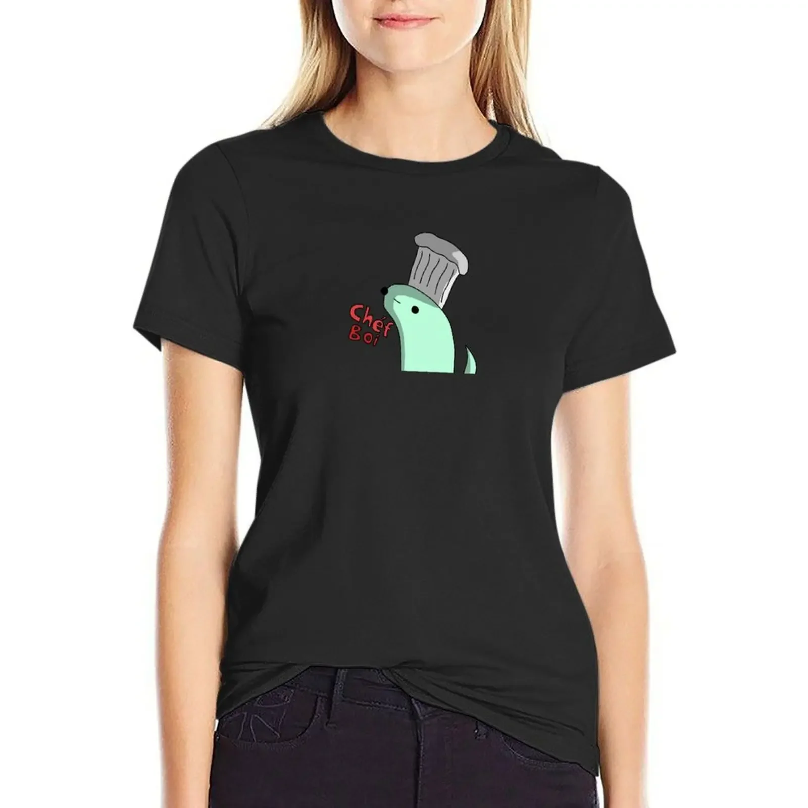 Chef Boi - Tiny Snek Comics T-Shirt blacks tops summer clothes graphic t-shirts for Women
Chef Boi - Tiny Snek Comics T-Shirt blacks tops summer clothes graphic t-shirts for Women