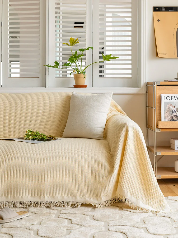 Universal Sofa Cover Cr Color Full Wrap Living Room Anti-Slip Furniture Protector Blanket Soft Mixed Material Modern Simple
Universal Sofa Cover Cr Color Full Wrap Living Room Anti-Slip Furniture Protector Blanket Soft Mixed Material Modern Simple