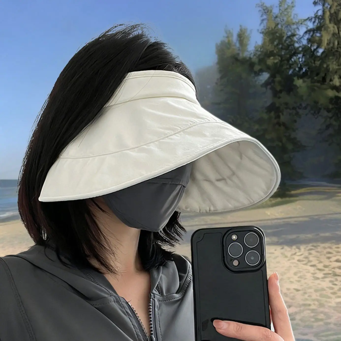 New Summer Sun Hat for Women Anti-UV Beach Visor Caps Girls Hollow Top Folding Sunscreen Beach Hat Outdoor Wide-Brim Caps
New Summer Sun Hat for Women Anti-UV Beach Visor Caps Girls Hollow Top Folding Sunscreen Beach Hat Outdoor Wide-Brim Caps