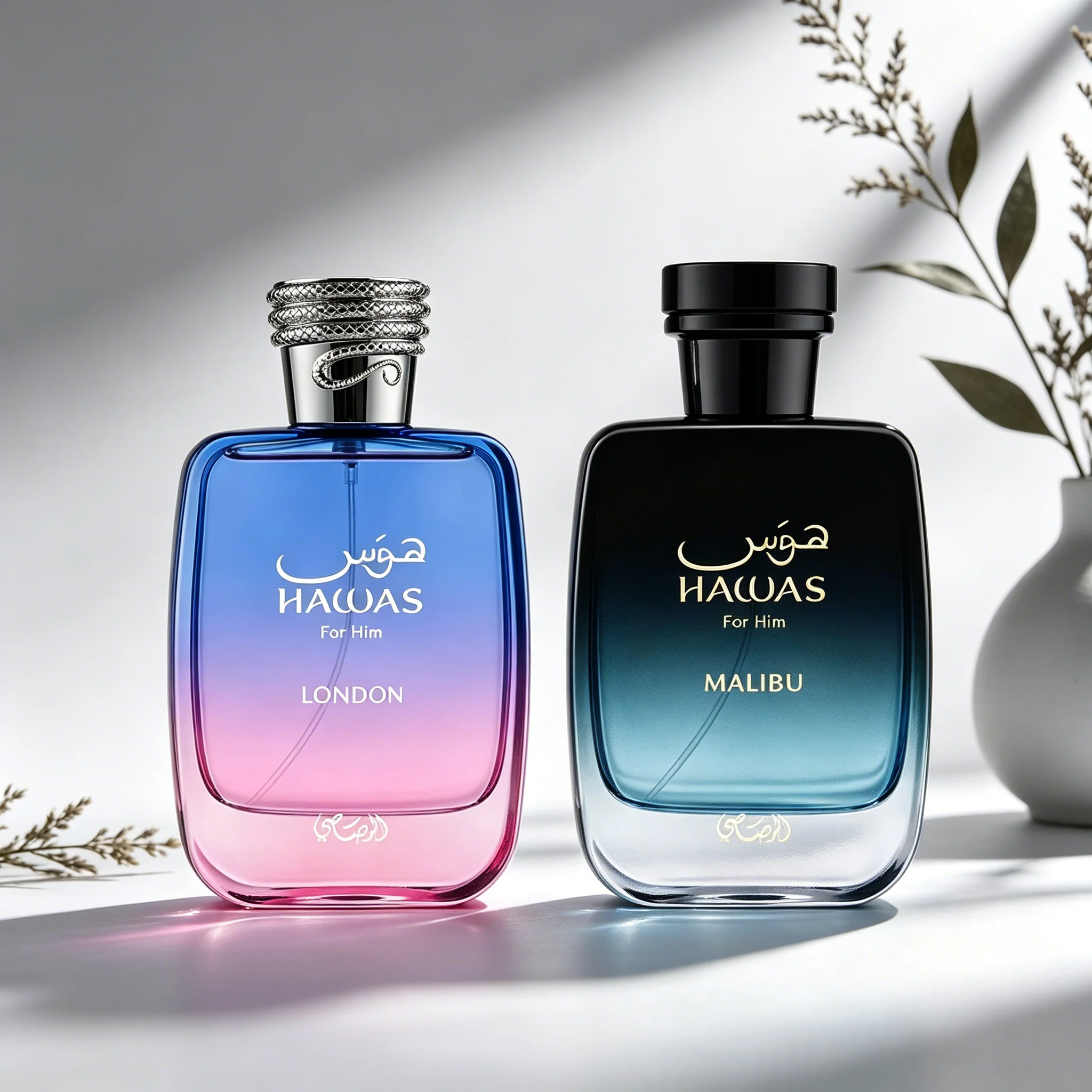 Rasasi Hawas London + Malibu 2Pcs Luxury Gift Pack – Saffron, Rose, Pineapple, Tonka | Oriental & Fresh for Men & Women
Rasasi Hawas London + Malibu 2Pcs Luxury Gift Pack – Saffron, Rose, Pineapple, Tonka | Oriental & Fresh for Men & Women