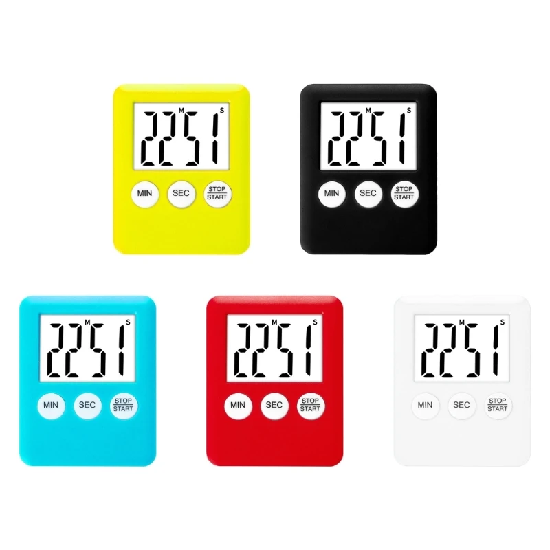 Digital Kitchen Timer Countdown Countup Timer with Large LCD Display Easy for Cooking and Studying
Digital Kitchen Timer Countdown Countup Timer with Large LCD Display Easy for Cooking and Studying