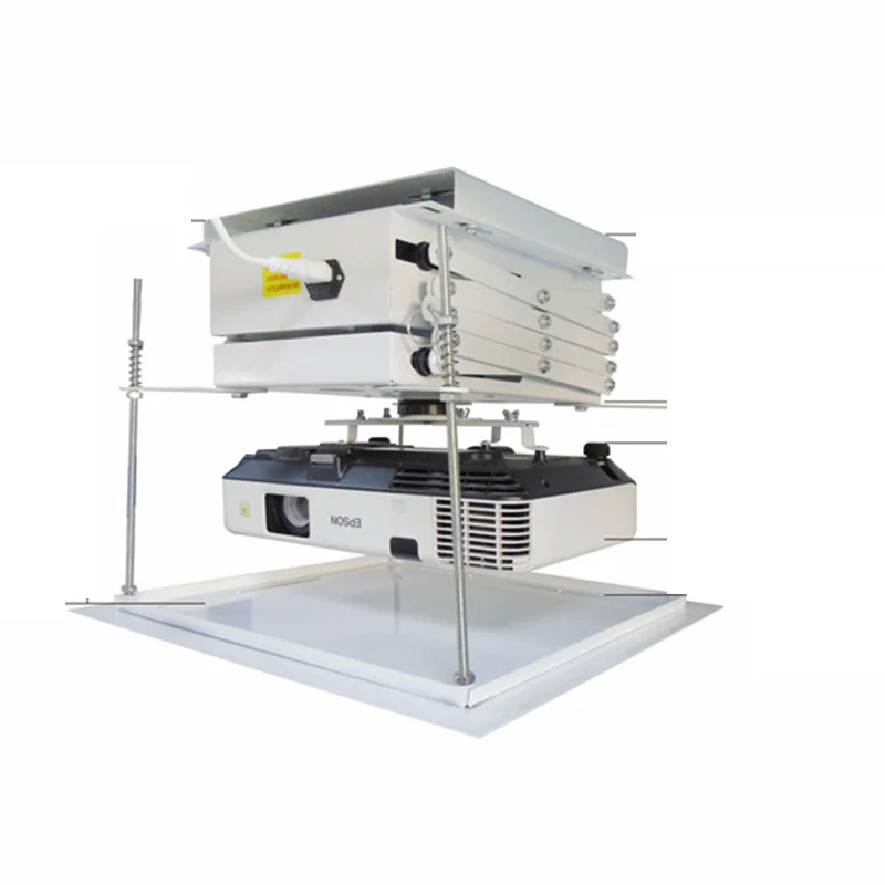 Projector Bracket Motorized Electric Lift Scissors Projector Ceiling Mount Projector Lift With Wireless Remote