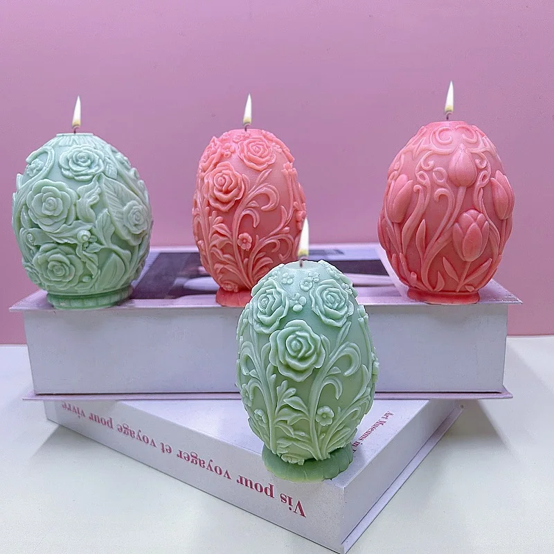 Easter Egg Tulip Silicone Flower Candle Mold 2025 New Easter Floral Easter Egg Mold Soap Resin Gypsum Mold Form for Candles
Easter Egg Tulip Silicone Flower Candle Mold 2025 New Easter Floral Easter Egg Mold Soap Resin Gypsum Mold Form for Candles