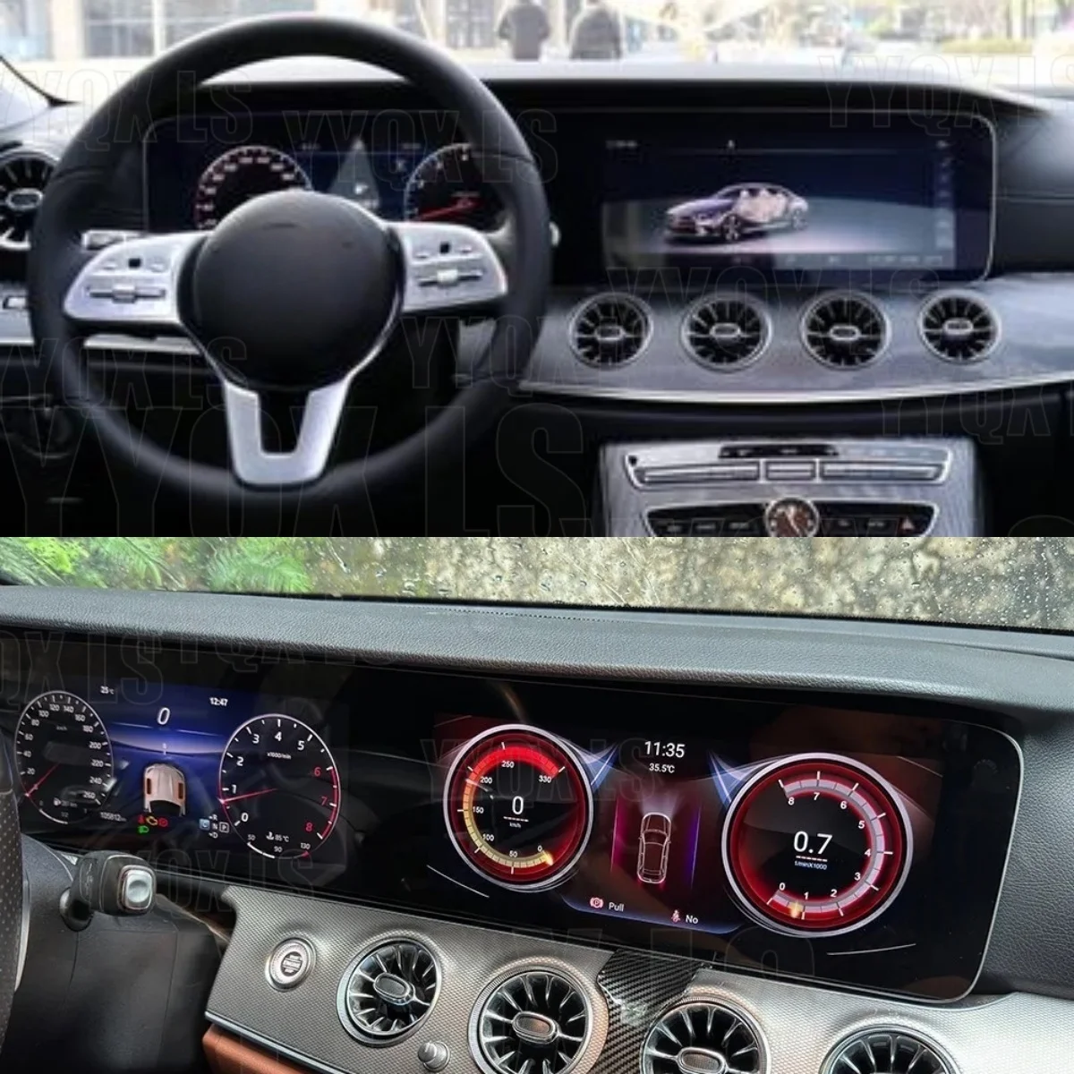 Dual 12.3" for Mercedes-Benz G/CLS/S/E-Class 2016–2024 Wireless Carplay & Android Auto Stereo with GPS Navigation & Tuning
Dual 12.3" for Mercedes-Benz G/CLS/S/E-Class 2016–2024 Wireless Carplay & Android Auto Stereo with GPS Navigation & Tuning