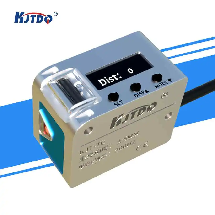 2026 KJT Factory Supply TG50 Square Cable Type 20M Ranging TOF Laser Sensor with Built-in Amplifier Laser Distance Measuring Sen
2026 KJT Factory Supply TG50 Square Cable Type 20M Ranging TOF Laser Sensor with Built-in Amplifier Laser Distance Measuring Sen