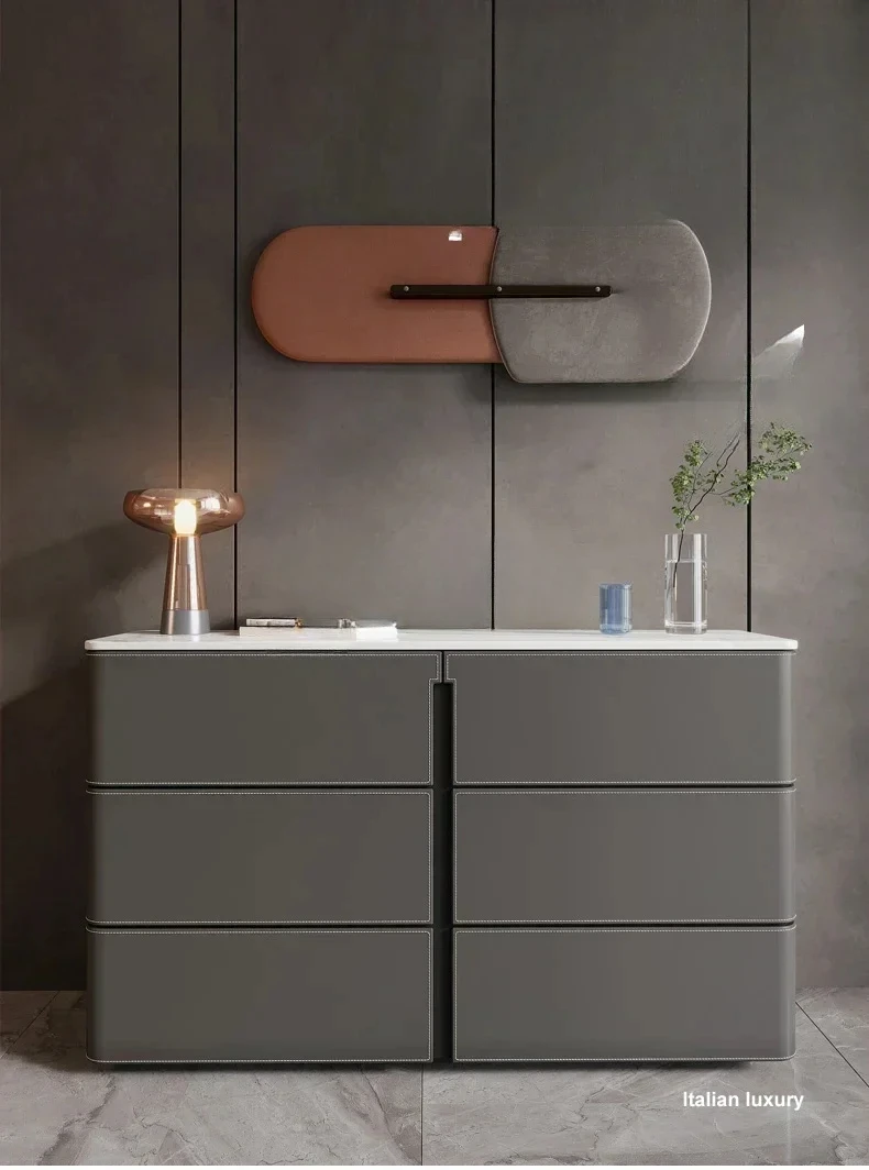 Rock slab dining side cabinet Modern foyer Porch partition cabinet Light luxury villa bedroom TV cabinet
Rock slab dining side cabinet Modern foyer Porch partition cabinet Light luxury villa bedroom TV cabinet