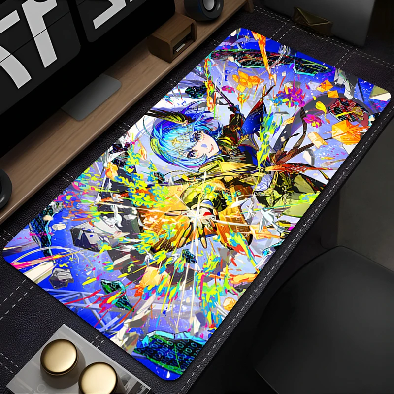 Hoshimati Suisei Mousepad Large Gaming Keyboard Gamer Mouse Pad on The Table Desk Mat coaster Anime PC carpet Kawaii Mouse Mats
Hoshimati Suisei Mousepad Large Gaming Keyboard Gamer Mouse Pad on The Table Desk Mat coaster Anime PC carpet Kawaii Mouse Mats