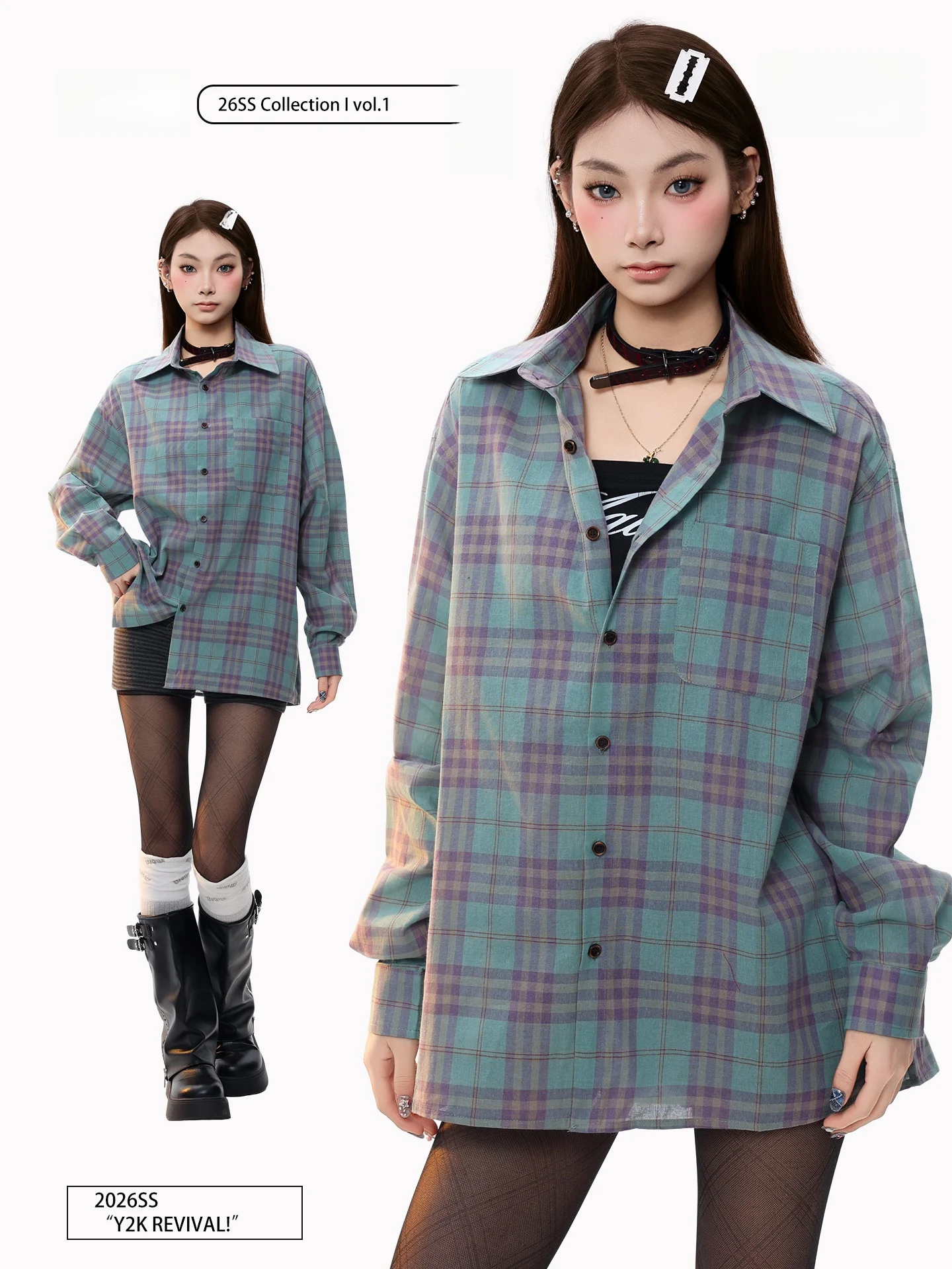 PBB American Retro Lazy Style Long Sleeve Shirt Women's Loose Couple Top Cotton Polyester Blend Casual Commute Outfit
PBB American Retro Lazy Style Long Sleeve Shirt Women's Loose Couple Top Cotton Polyester Blend Casual Commute Outfit
