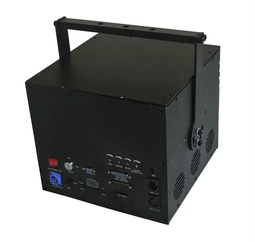 5 Вт RGB Полноцветный анимационный ПК контролируемый лазерный проектор для сцены
5 Вт RGB Полноцветный анимационный ПК контролируемый лазерный проектор для сцены