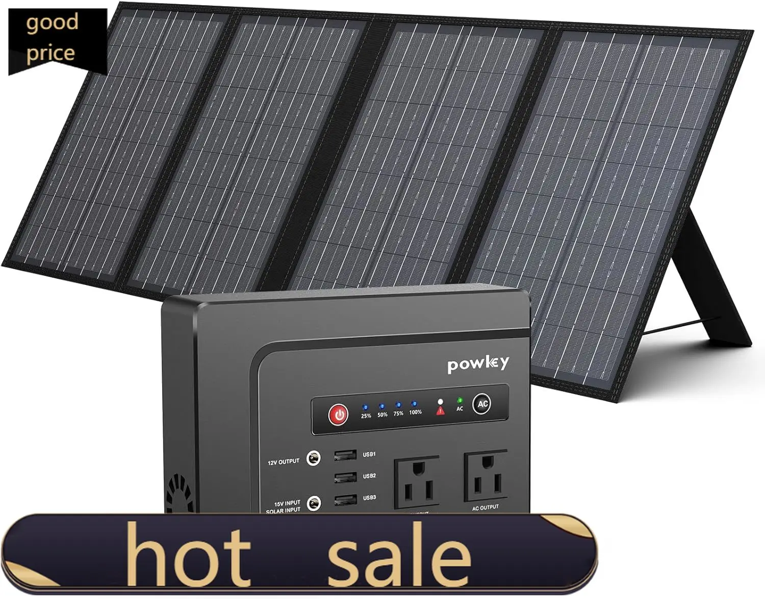 200W Solar Generator 146Wh Portable Power Station with Pure Sine Wave AC Outlet 39600mAh Backup Lithium Battery 60W Solar
200W Solar Generator 146Wh Portable Power Station with Pure Sine Wave AC Outlet 39600mAh Backup Lithium Battery 60W Solar