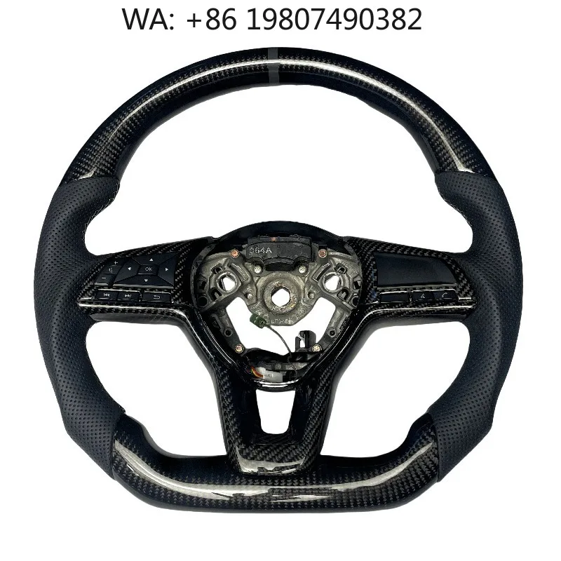 Luxury Peachwood Carbon Fiber Steering Wheel Custom Sport For Mid-size Luxury Auto Interior
Luxury Peachwood Carbon Fiber Steering Wheel Custom Sport For Mid-size Luxury Auto Interior