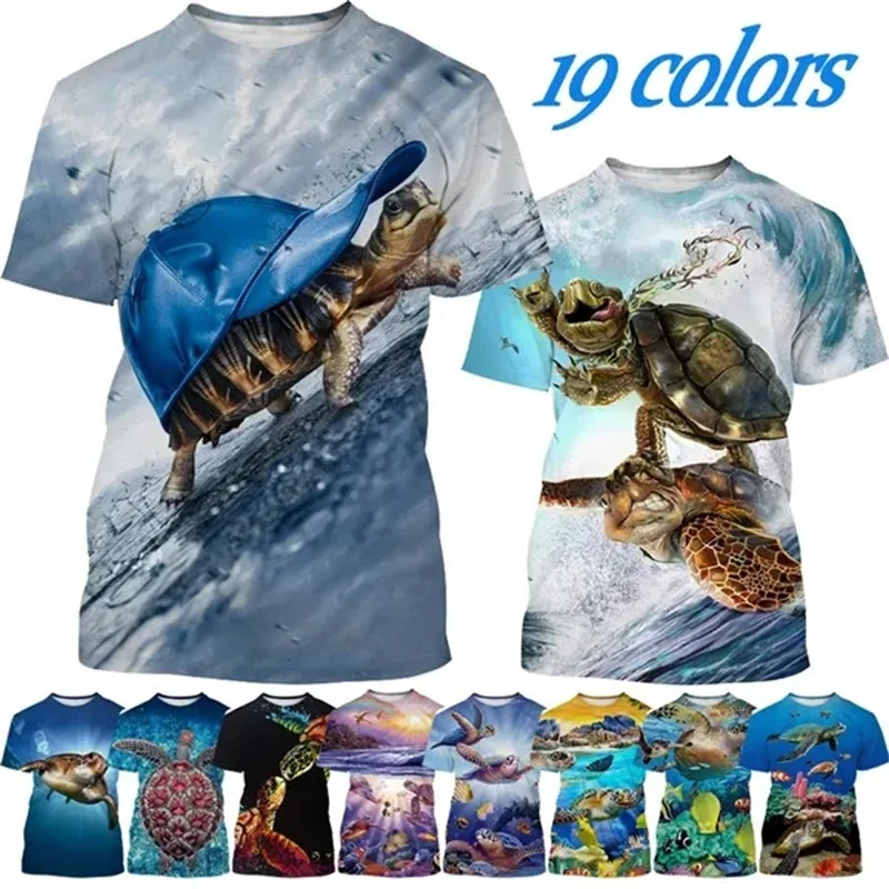 3D Printing Fashion Cute Turtle Graphic T Shirts For Men Casual Plus Size Oversized Tee Tops Men's Short-Sleeved T Shirt
3D Printing Fashion Cute Turtle Graphic T Shirts For Men Casual Plus Size Oversized Tee Tops Men's Short-Sleeved T Shirt