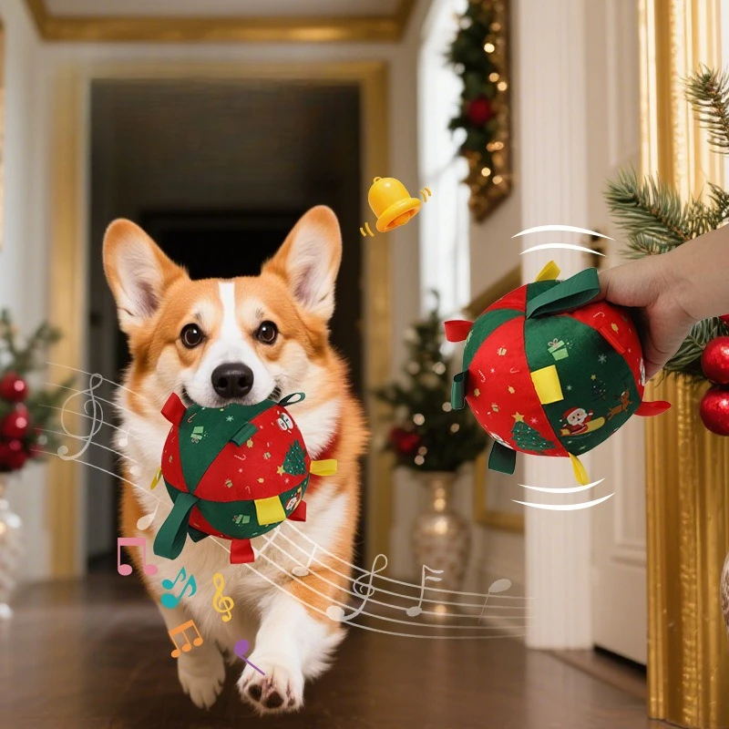 Christmas Dog Toy Balls, Teething, Self-entertaining and Boring Gadgets, Plush Interactive and Durable Pet Interactive Toys
Christmas Dog Toy Balls, Teething, Self-entertaining and Boring Gadgets, Plush Interactive and Durable Pet Interactive Toys