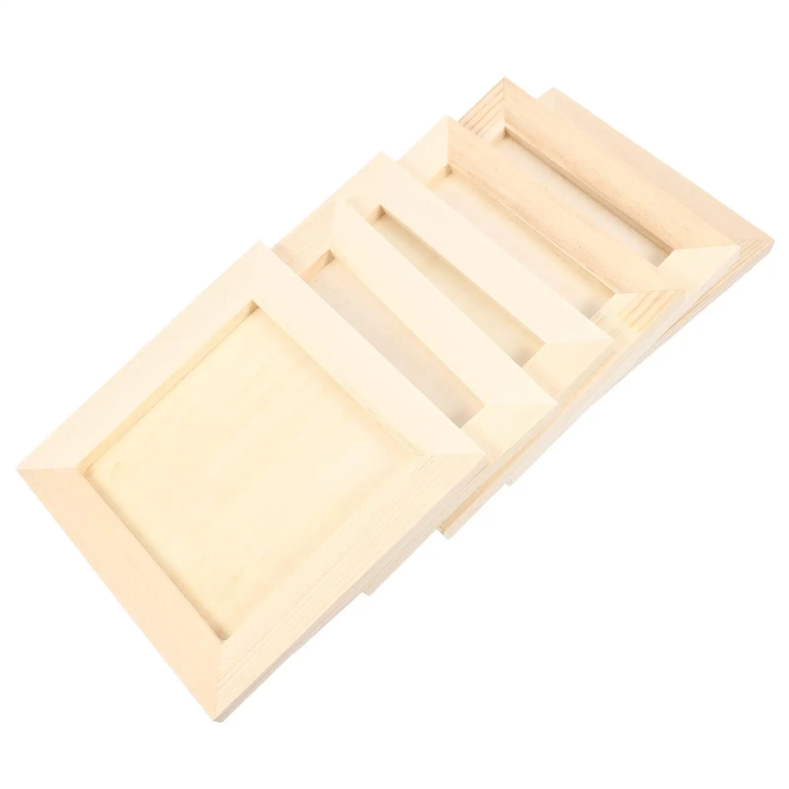 6 Pcs Unfinished Wood Picture Frames 12X12CM Square Craft Kids DIY Clay Photo Frame Home Decor Personalized Canvas
6 Pcs Unfinished Wood Picture Frames 12X12CM Square Craft Kids DIY Clay Photo Frame Home Decor Personalized Canvas