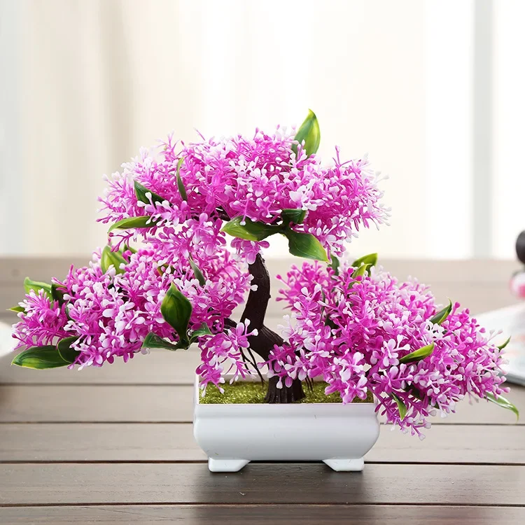 Simulated Plant Tree Bonsai Artificial Plastic Plants Flowers Potted Indoor Hotel Table Decoration Garden Arrangement Ornaments
Simulated Plant Tree Bonsai Artificial Plastic Plants Flowers Potted Indoor Hotel Table Decoration Garden Arrangement Ornaments