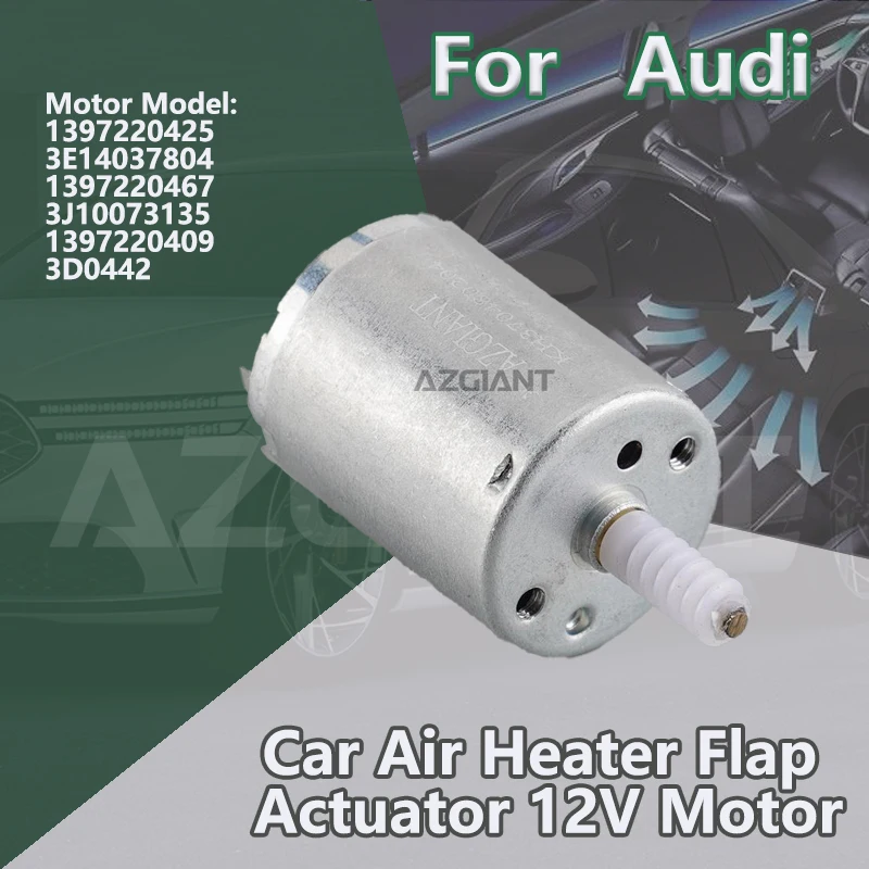 AZGIANT For Audi A4 2004-2010/B6 1999-2005 Car heater temperature flap motor with rigid plastic gear worm wear resistant parts
AZGIANT For Audi A4 2004-2010/B6 1999-2005 Car heater temperature flap motor with rigid plastic gear worm wear resistant parts