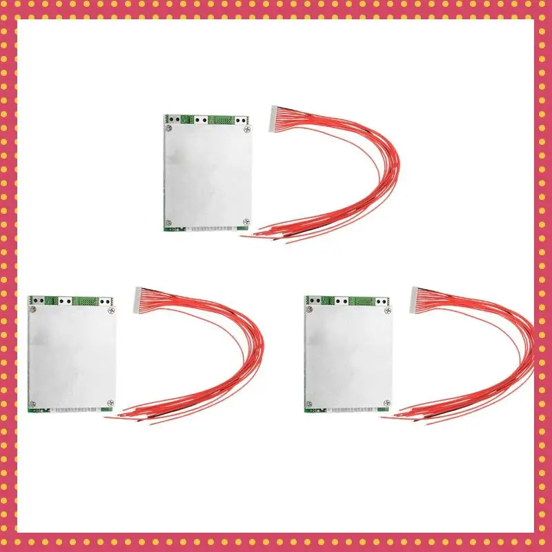 B74A 3X 13S 35A 48V Power Lithium Battery Protection Board BMS With Equalization Circuit
B74A 3X 13S 35A 48V Power Lithium Battery Protection Board BMS With Equalization Circuit