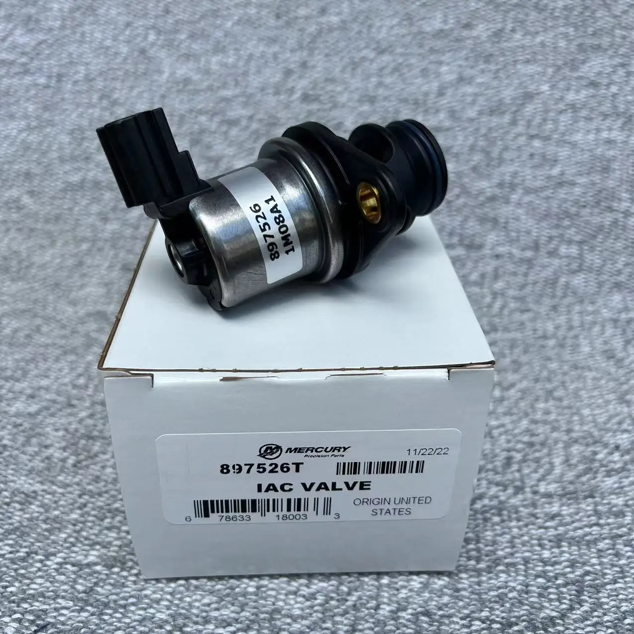 Mercury 897526 4-тактный 75-90-115-150-250 лошадиный двигатель подвесной двигатель клапан регулирования холостого хода
Mercury 897526 4-тактный 75-90-115-150-250 лошадиный двигатель подвесной двигатель клапан регулирования холостого хода