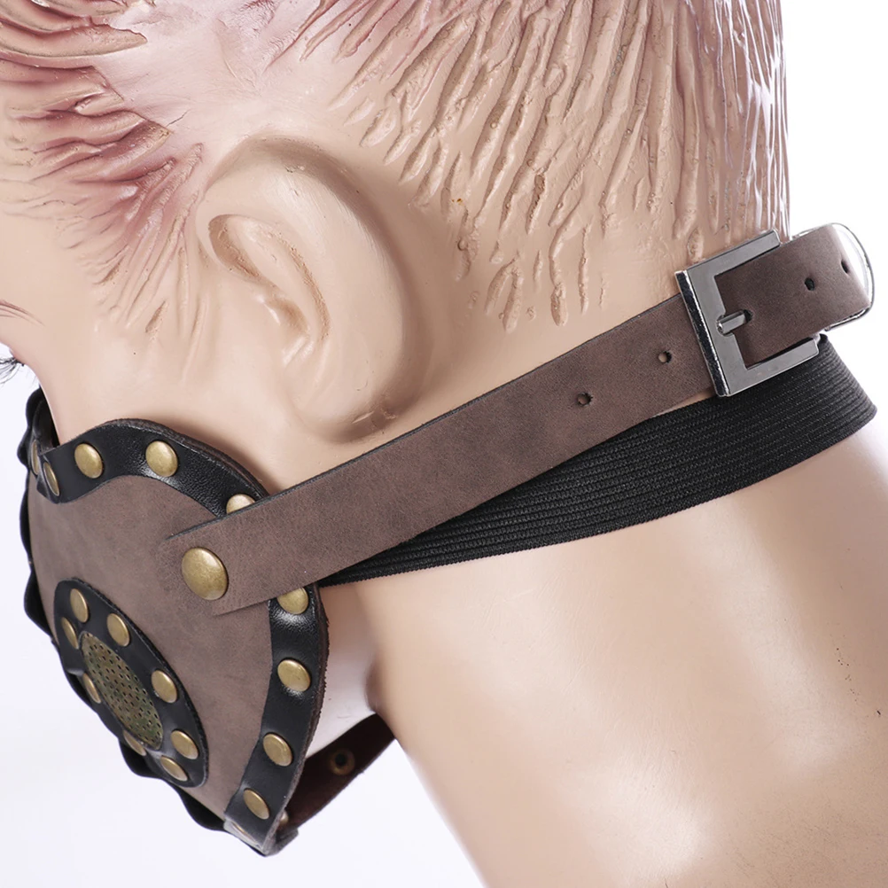 Punk Style Mask Face Cover Carnival Masquerade Masks Halloween Dance Design Realistic Details
Punk Style Mask Face Cover Carnival Masquerade Masks Halloween Dance Design Realistic Details