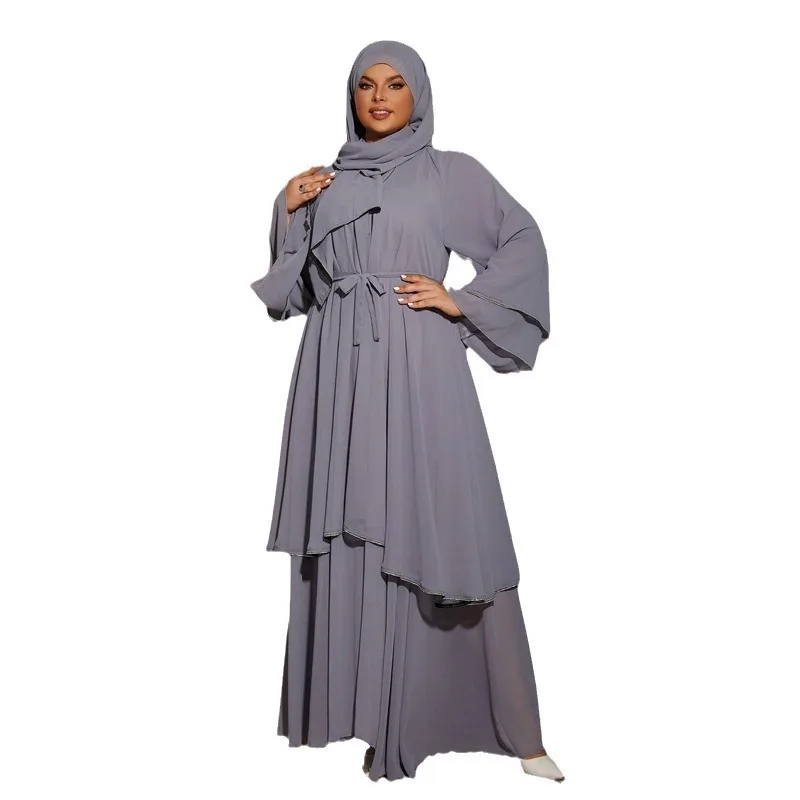 Solid Color Long Sleeve Modest Abaya Ramadan Dubai Robe Casual Kaftan Islamic Clothing Women Kimono Cardigan Loose Streetwear
Solid Color Long Sleeve Modest Abaya Ramadan Dubai Robe Casual Kaftan Islamic Clothing Women Kimono Cardigan Loose Streetwear