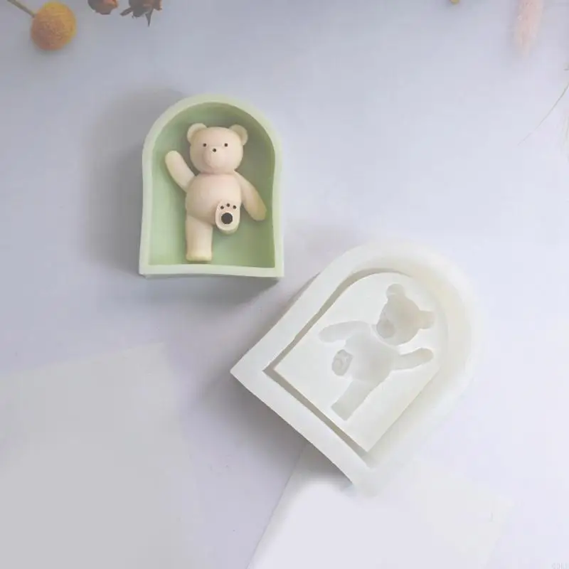 Q0KE Artistic Silicone Mold 3D Craft Mold Creative Bear Figures Moulds Suitable for Art Classes and Home Decoration
Q0KE Artistic Silicone Mold 3D Craft Mold Creative Bear Figures Moulds Suitable for Art Classes and Home Decoration