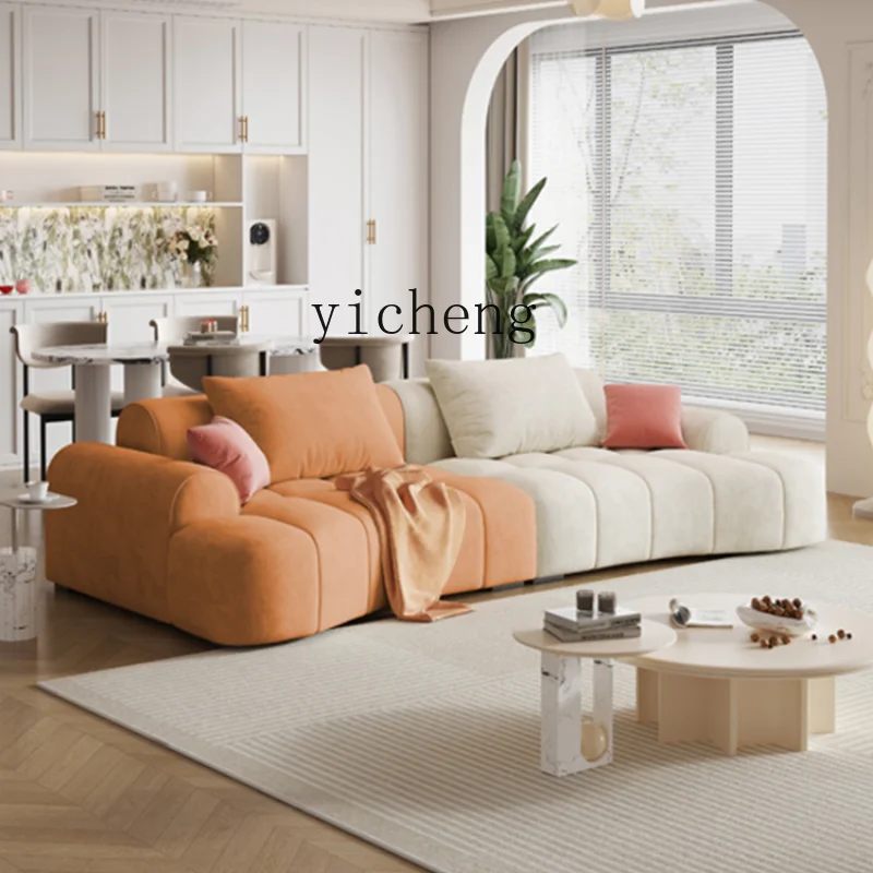 ZF Light Luxury Cream Style Living Room Fabric Craft Sofa Large and Small Apartment Type Straight Row Sofa
ZF Light Luxury Cream Style Living Room Fabric Craft Sofa Large and Small Apartment Type Straight Row Sofa