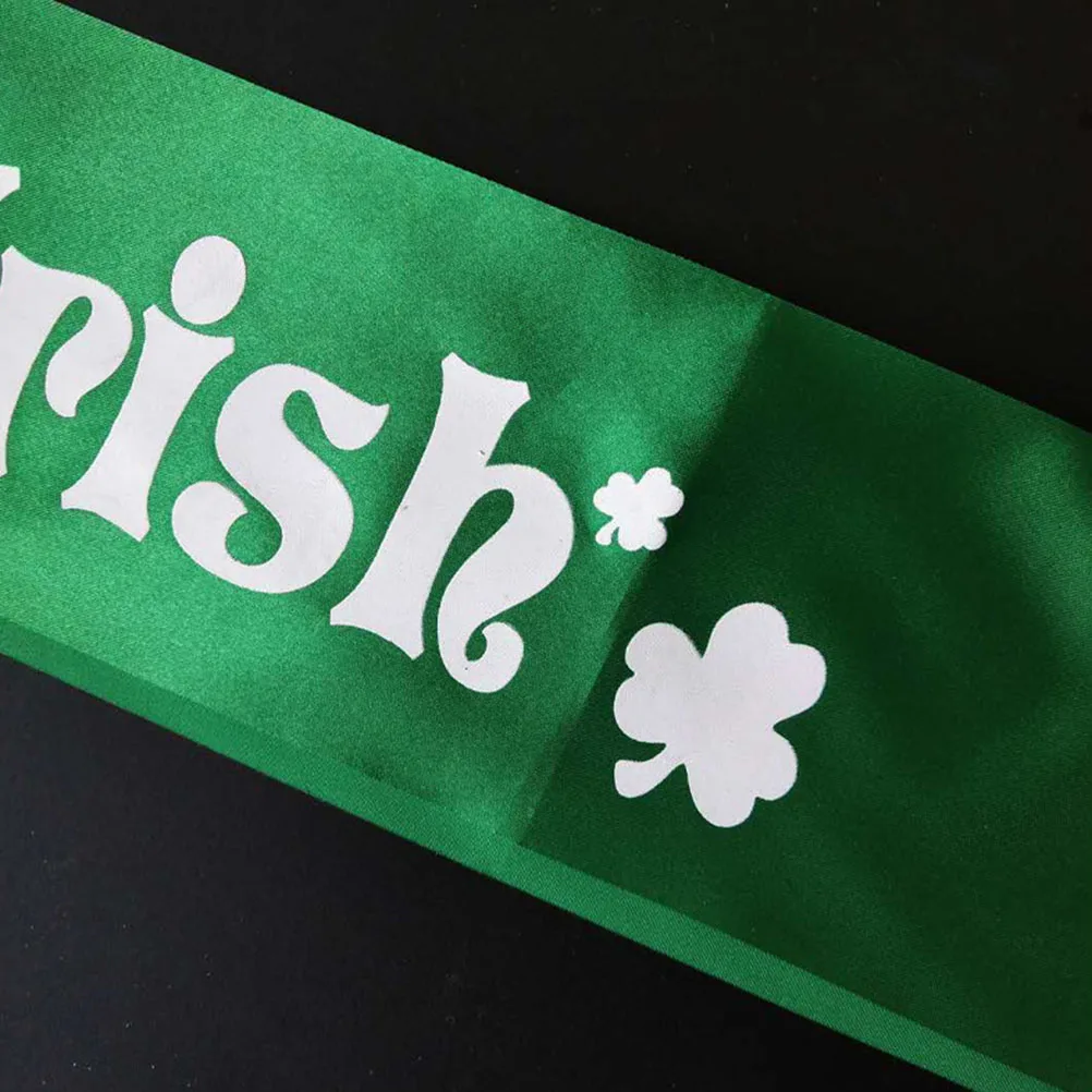 Clover Headb Sash Set Lightweight Firm St Patrick Party Supplies Festive Novel Decoration Halloween Belt
Clover Headb Sash Set Lightweight Firm St Patrick Party Supplies Festive Novel Decoration Halloween Belt