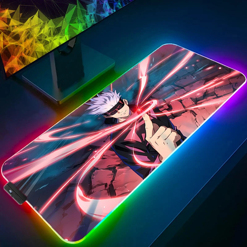 RGB Mouse Pad Gaming Accessories PC Gamer xxl Computer Desk Mat Laptop Varmilo LED Keyboard J-jujutsu Kaisen Mousepad
RGB Mouse Pad Gaming Accessories PC Gamer xxl Computer Desk Mat Laptop Varmilo LED Keyboard J-jujutsu Kaisen Mousepad