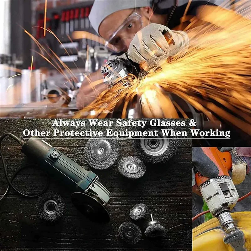 ELEG-24 шт., набор колесных щеток из проволочной щетки, 1/4 дюйма, шестигранный хвостовик, грубо гофрированное проволочное колесо из углеродистой стали для удаления ржавчины
ELEG-24 шт., набор колесных щеток из проволочной щетки, 1/4 дюйма, шестигранный хвостовик, грубо гофрированное проволочное колесо из углеродистой стали для удаления ржавчины