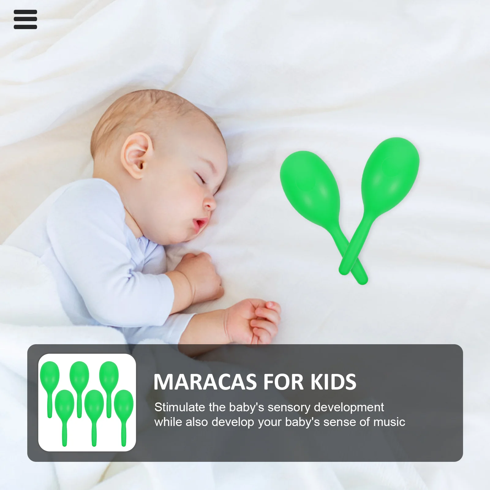 6Pcs Maracas Shakers Plastic Musical Instruments for Early Learning Sound Training Hand Coordination Development
6Pcs Maracas Shakers Plastic Musical Instruments for Early Learning Sound Training Hand Coordination Development