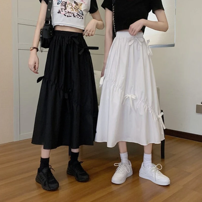 New Fashion Korean Style Bow Sweet High Waist Umbrella Skirt Long Skirt For Women
New Fashion Korean Style Bow Sweet High Waist Umbrella Skirt Long Skirt For Women