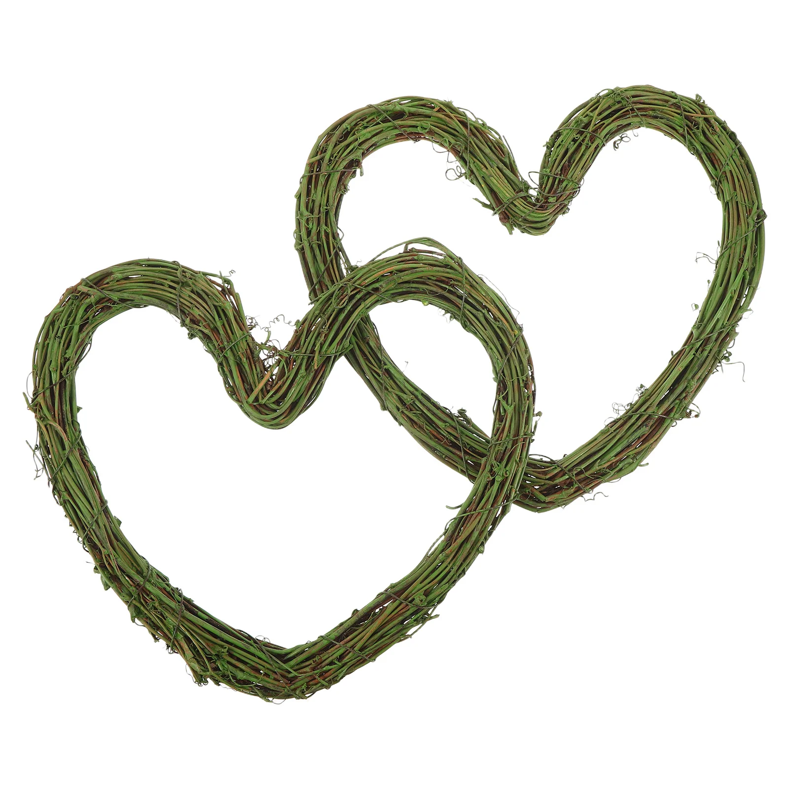 2Pcs Heart Shaped Grapevine Wreath - Handmade Rattan Front Door Decor for Valentine's Day Christmas Party - Wall Hanging Garland
2Pcs Heart Shaped Grapevine Wreath - Handmade Rattan Front Door Decor for Valentine's Day Christmas Party - Wall Hanging Garland