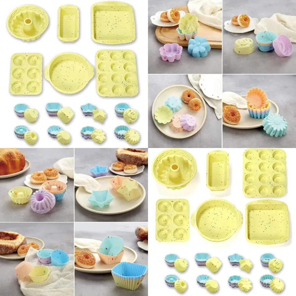 Силиконовый набор для выпечки из 46 предметов: формы для кексов, кексов, пончиков, тортов и многое другое
Силиконовый набор для выпечки из 46 предметов: формы для кексов, кексов, пончиков, тортов и многое другое