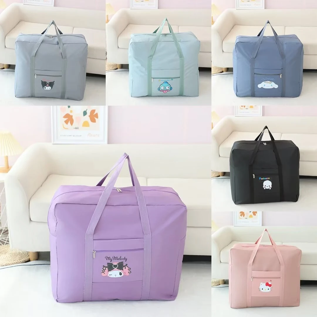 Lovely Japanese Style Luggage Bag Kuromi My Melody Kawaii Anime Oxford Bag Solid High Capacity Student Traveling Bag
Lovely Japanese Style Luggage Bag Kuromi My Melody Kawaii Anime Oxford Bag Solid High Capacity Student Traveling Bag